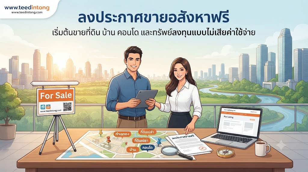เคล็ดลับลงประกาศขายอสังหาฟรี ให้ขายไวและได้ราคาที่โดนใจ