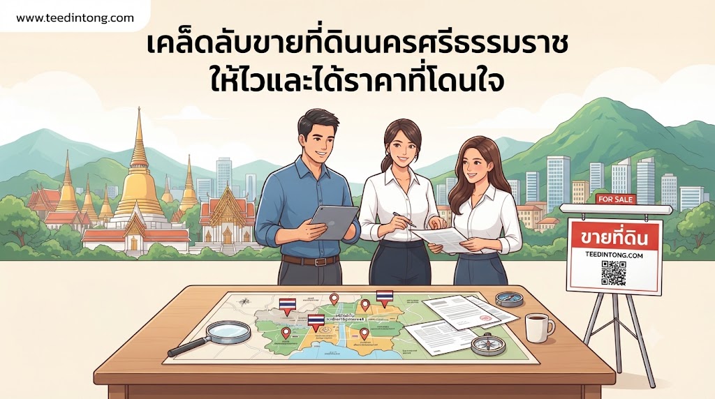 เคล็ดลับขายที่ดินนครศรีธรรมราชให้ไวและได้ราคาที่โดนใจ