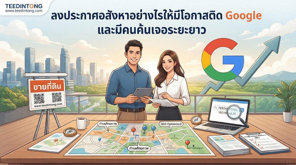 เคล็ดลับลงประกาศอสังหาให้ติด Google เพิ่มโอกาสปิดการขายได้ไวในระยะยาว