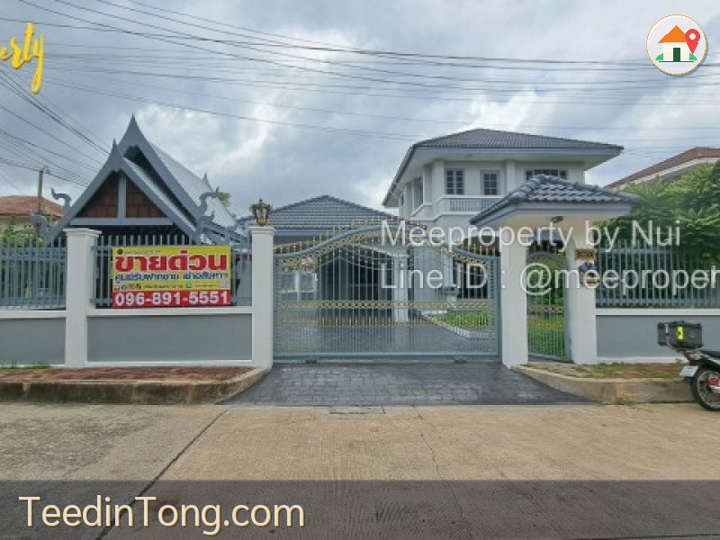 บ้านเดี่ยว 2 ชั้น แปลงมุม 98 ตร.วา พื้นที่ใช้สอยใหญ่ถึง 392 ตร.ม.บ้านสีวลี รังสิต 1 by Land & Houses  ME-294