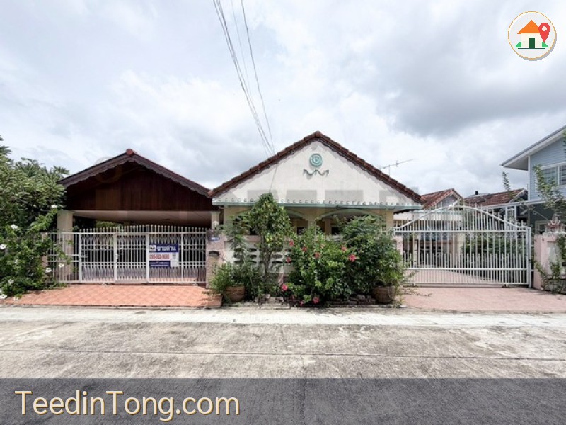 บ้านเดี่ยว ชั้นเดียว หลังมุม หมู่บ้าน ชล ลดา บางบัวทอง นนทบุรี