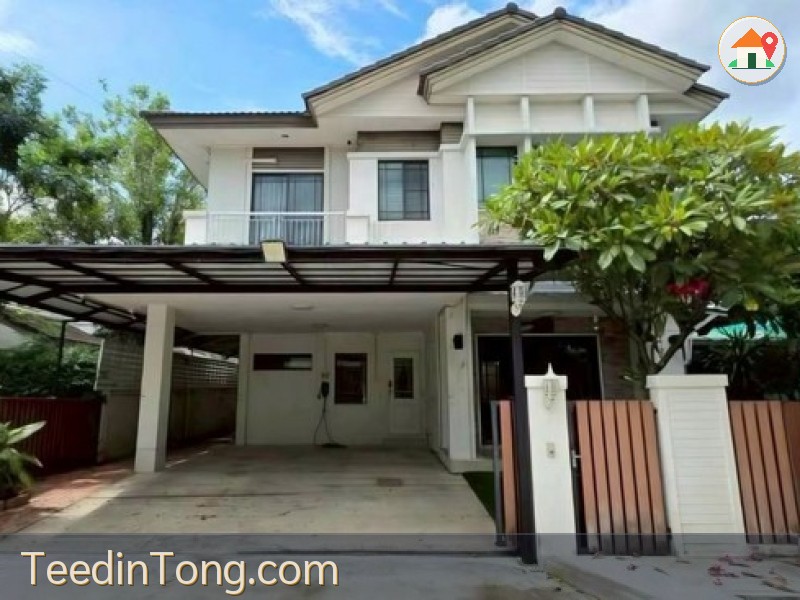 บ้านเดี่ยว2ชั้น ให้เช่า 87ตรว.ถนนสุขาภิบาล 5 วัชรพล ใกล้บิ๊กซี สุขาภิบาล 5 / บิ๊กซี ลำลูกกา