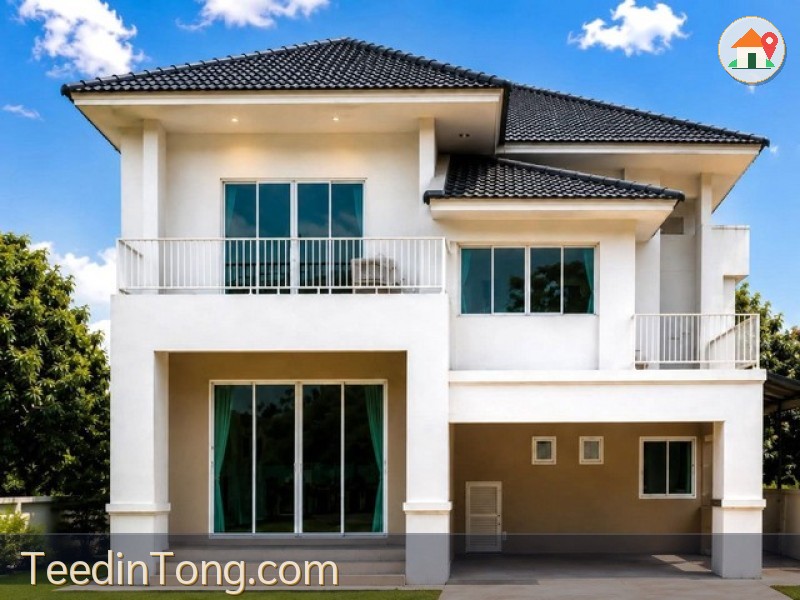บ้านเดี่ยว2ชั้นครึ่ง ให้เช่า 122ตรว. ถ.วัชรพล พหลโยธิน ใกล้ตลาดถนอมมิตร ทะลุออกพหลโยธิน54/1ได้