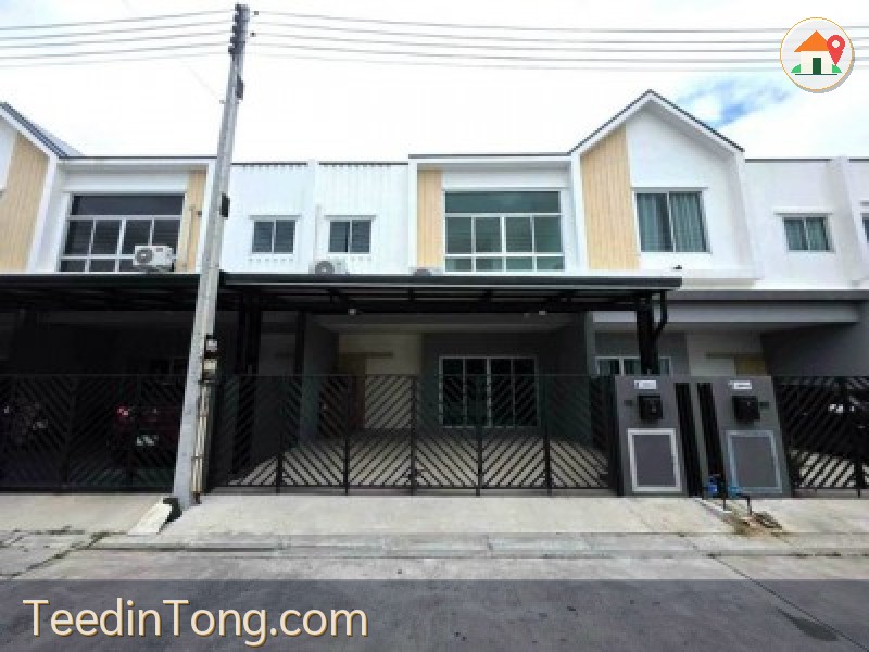 บ้านให้เช่า หมู่บ้าน The Gable บ้านบึง ทำเลดี โซนบ้านบึง ใกล้แยก M16 บ้านสวย ตกแต่งครบ พร้อมเข้าอยู่