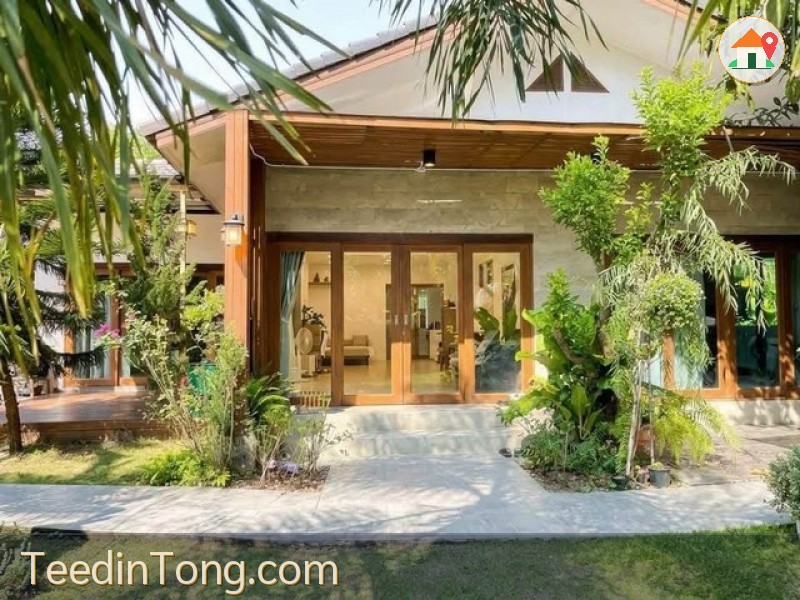 บ้านพร้อมพื้นที่กว้าง บ้านหันหน้าทิศตะวันออก บ้านน้ำโท้ง หางดง