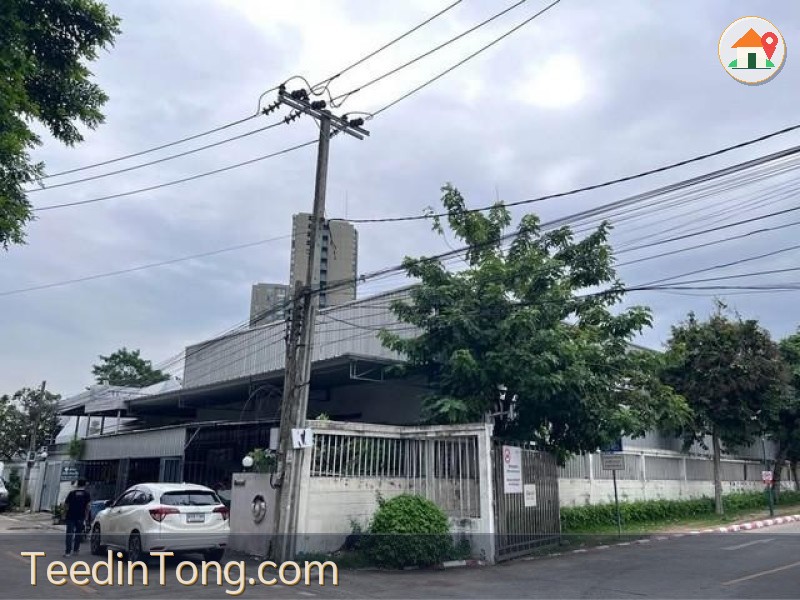 BR 1956 ให้เช่าโกดัง พร้อมออฟฟิศ 1,040 ตร.ม สูง8 เมตร  ศรีนครินทร์ พระรามเก้า9 ใกล้ รพ.สมิตเวชศรีนครินทร์ รถเทรลเลอร์ใหญ่เข้าได้