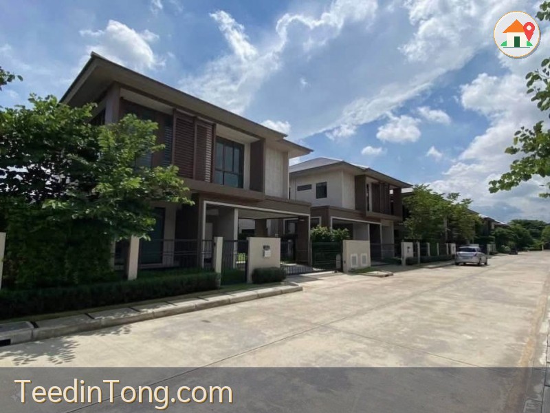 เช่าบ้านเดี่ยว 2 ชั้น บุราสิริ กรุงเทพกรีฑา เฟอร์นิเจอร์ครบ ใกล้โรงเรียนนานาชาติ Brighton College และ Wellington College