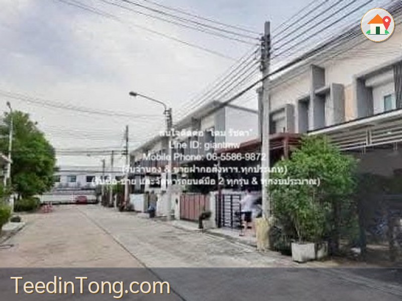 DSL-788 ขาย ทาวน์เฮ้าส์ ขายทาวน์โฮม 2 ชั้น ถ.สรงประภา (ใกล้สนามบินดอนเมือง) 28.6 ตร.ว. 3 น 3 น้ำ 2 จอดรถ ชั้นทั้งหมด 2 ชั้น ใกล้กับ