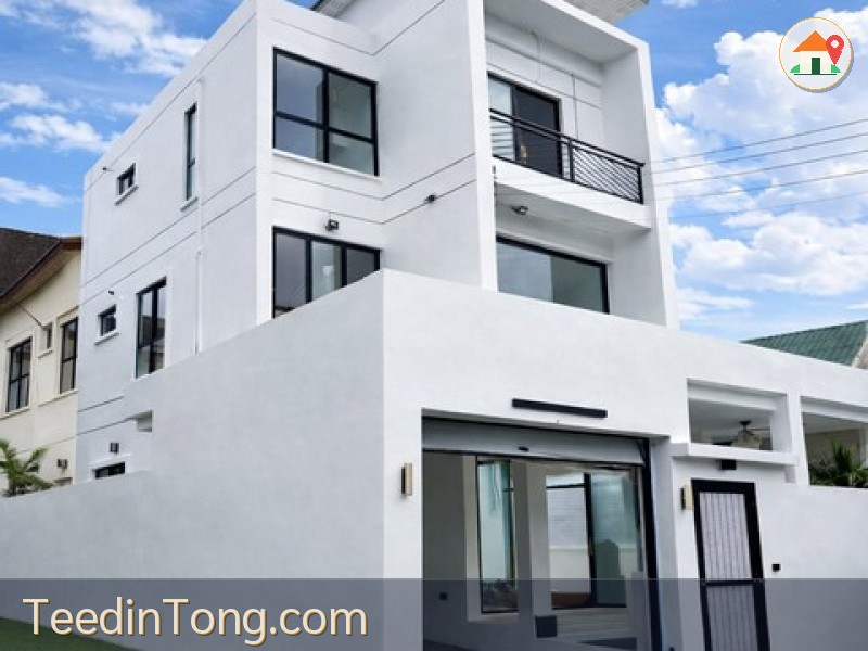 ให้เช่าบ้านเดี่ยว 3 ชั้น สร้างใหม่ 5 ห้องนอน Minimal Luxury ใจกลางทาวน์อินทาวน์ เลียบด่วนเอกมัย-รามอินทร