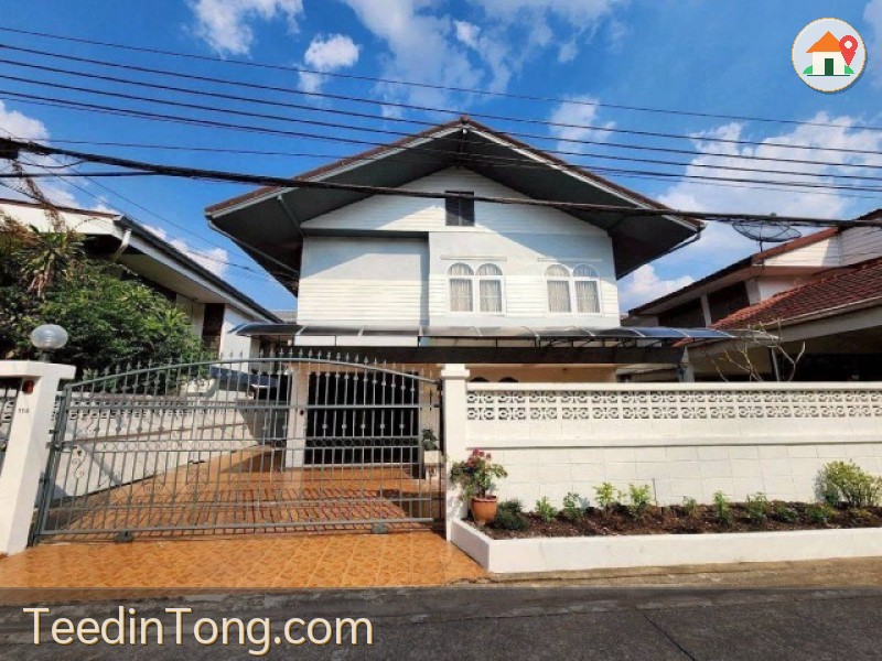 ให้เช่า #บ้านเดี่ยว ใจกลางรัชดา–ห้วยขวาง ซอยประชาราษฎร์บำเพ็ญ 17 แยก 8  #ใกล้สถานทูตจีน #ใกล้โรงเรียนนานาชาติKIS 095-164-2956 AS