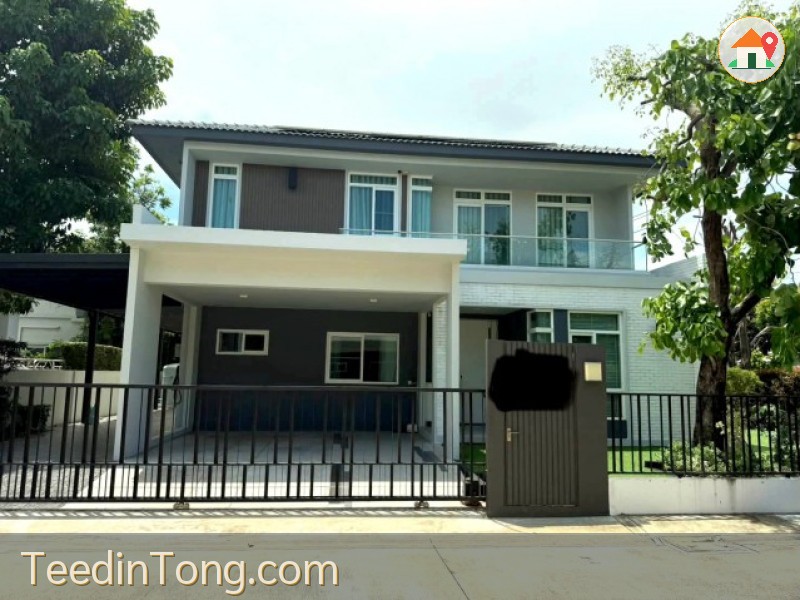 ให้เช่า #บ้านเดี่ยว หมู่บ้านมัณฑนา 2 บางนา กม.7 ซอยราชวินิตบางแก้ว #ใกล้เมกาบางนา 095-164-2956 AQ