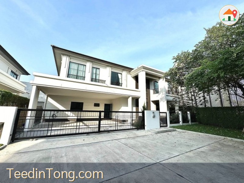 ให้เช่า #บ้านเดี่ยว โครงการเศรษฐสิริ บางนา - สุวรรณภูมิ #ใกล้สนามบินสุวรรณภูมิ #ใกล้Wellingtoninternationalschool