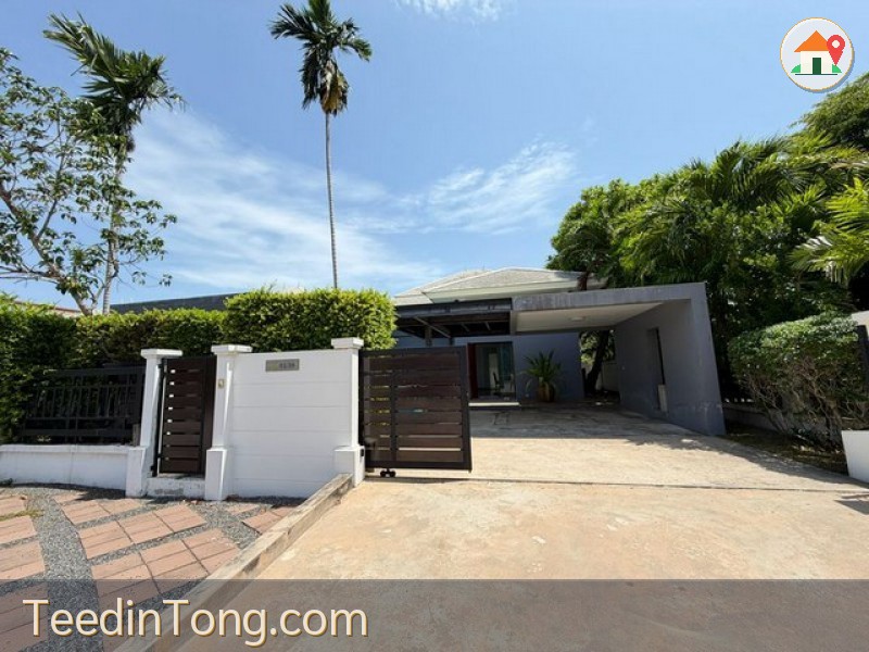 ให้เช่าบ้านเดี่ยว พร้อมสระว่ายน้ำส่วนตัว หมู่บ้านสามมุขธานี บางแสน TP-H2522