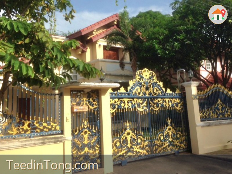 ให้เช่าบ้านเดี่ยว2ชั้น 100ตรว. จอดรถได้หลายคัน อยู่ถนนศรีนครินทร์ ใกล้โรงพยาบาลเปาโลสมุทรปราการ