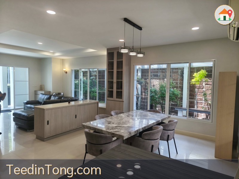 ให้เช่าบ้าน3ชั้นใกล้รถไฟฟ้า SRT จตุจักร และใกล้ บองมาร์เช่ มาร์เก็ตพาร์ค บ้านกลางกรุง เดอะนีซ รัชวิภาถนนกำแพงเพชร ลาดยาว จตุจักร