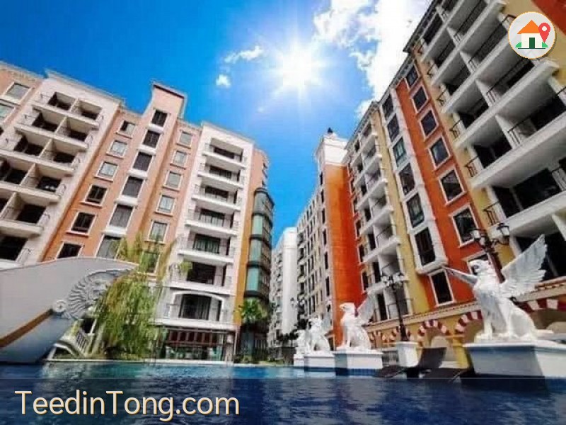 ให้เช่าคอนโดพร้อมอยู่ Espana Condo Resort Pattaya แต่งสวย มี Wi-Fi TP-C2568