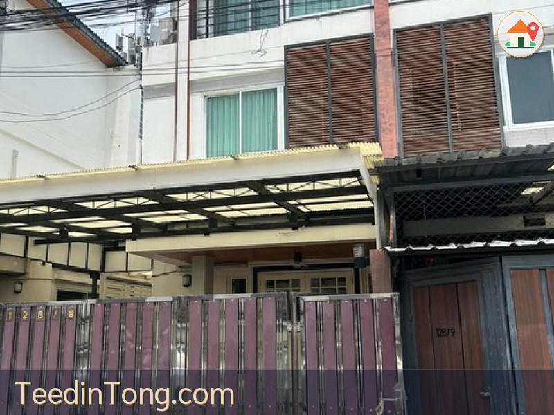ให้เช่าทาวน์เฮ้าส์ 3 ชั้น 3 ห้องนอน ซอย 20 มิถุนา รัชดา สุทธิสาร ใกล้ MRT สุทธิสาร
