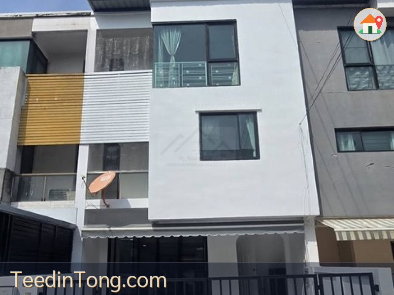 ให้เช่าทาวน์โฮม 3 ชั้น 182 ตรม. โครงการสารินวิซ แบริ่ง 22 สุขุมวิท 107รีโนเวทใหม่ ใกล้ BTS แบริ่ง **จดทะเบียนบริษัทได้