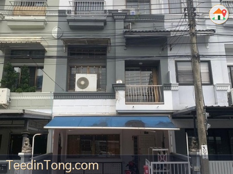 ให้เช่าทาวน์โฮม 3 ชั้น 3 ห้องนอน บ้านกลางเมือง เหม่งจ๋าย ลาดพร้าว 80 หน้าบ้านไม่ชนใคร ใกล้เหม่งจ๋าย ใกล้เลียบด่วน