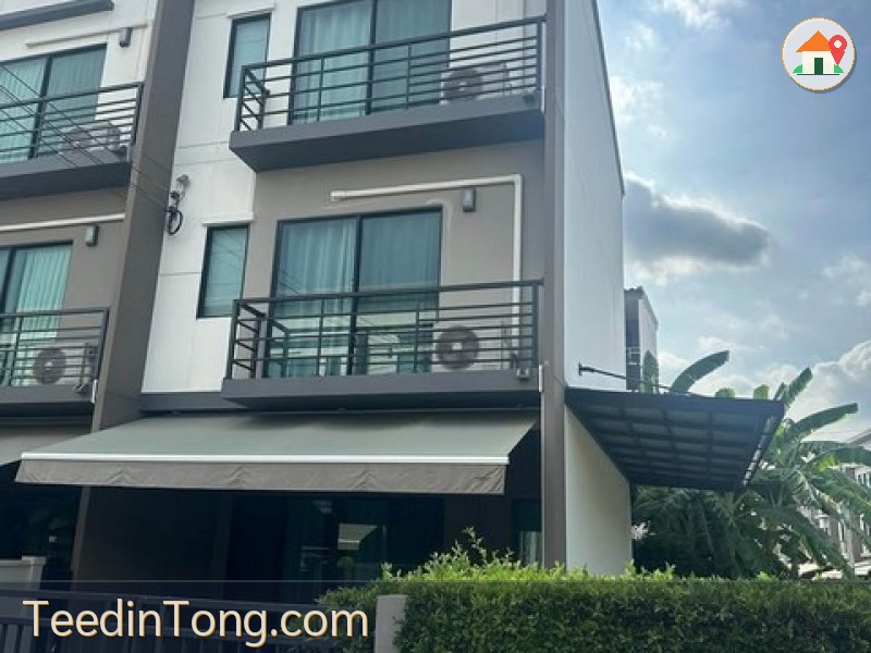 ให้เช่าทาวน์โฮม 3 ชั้นหลังมุม 3 ห้องนอน โครงการบ้านกลางเมือง ศรีนครินทร์ - อ่อนนุช ใกล้ รถไฟฟ้าสายสีเหลือง สถานีศรีนุช