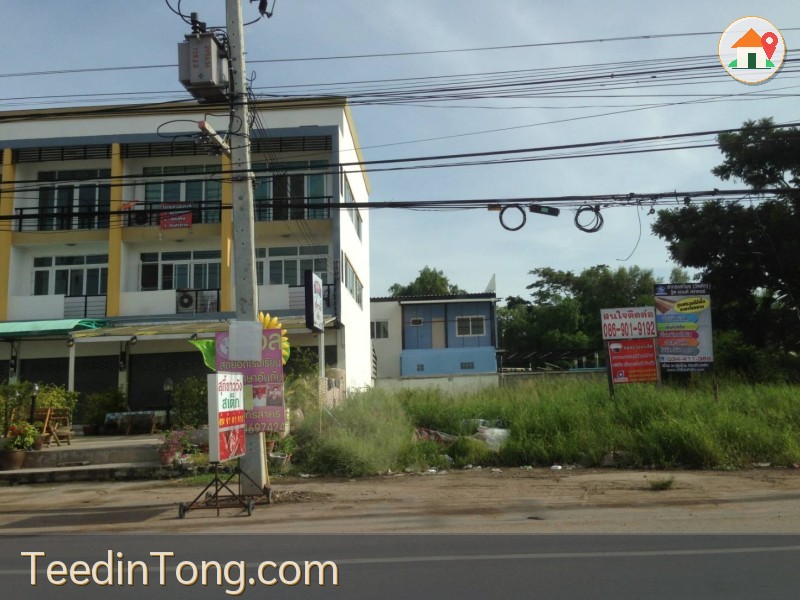 ให้เช่าที่ดินสินสาครอยู่ปากทางเข้าหมู่บ้านสินสาคร ทำเลดีมาก  -เนื้อที่ 120 ต.ร.ว