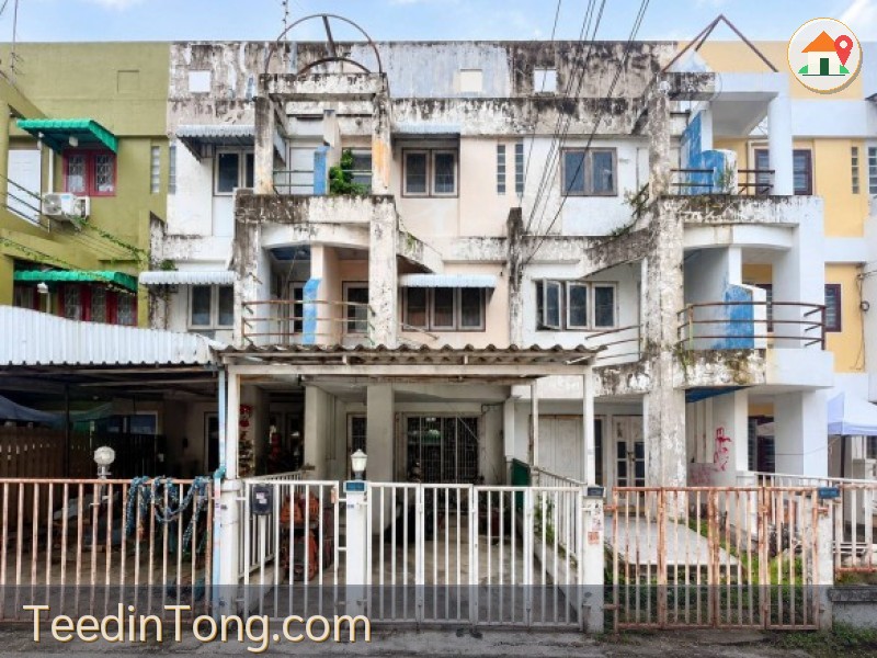 หมู่บ้านธันยกานต์ ถนนวัชรพล ทาวน์โฮม 3 ชั้น ทำเลศักยภาพ ชื่อมต่อถนนสายหลักหลายสาย สิ่งอำนวยความสะดวกครบครัน น้ำไม่ท่วมหมู่บ้าน