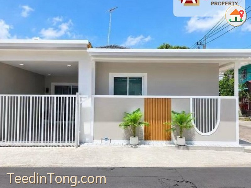 หมู่บ้านพฤกษา 3 ซอย 67 บ้านชั้นเดียวหัวมุมทำเลดีพื้นที่กว้างขวางตอบโจทย์ทั้งครอบครัวในราคาสุดคุ้ม