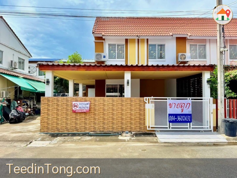 หมู่บ้านพฤกษา 72 (พยอม) หลังริม 26 ตร.ว. ( รีโนเวทใหม่ทั้งหลัง )