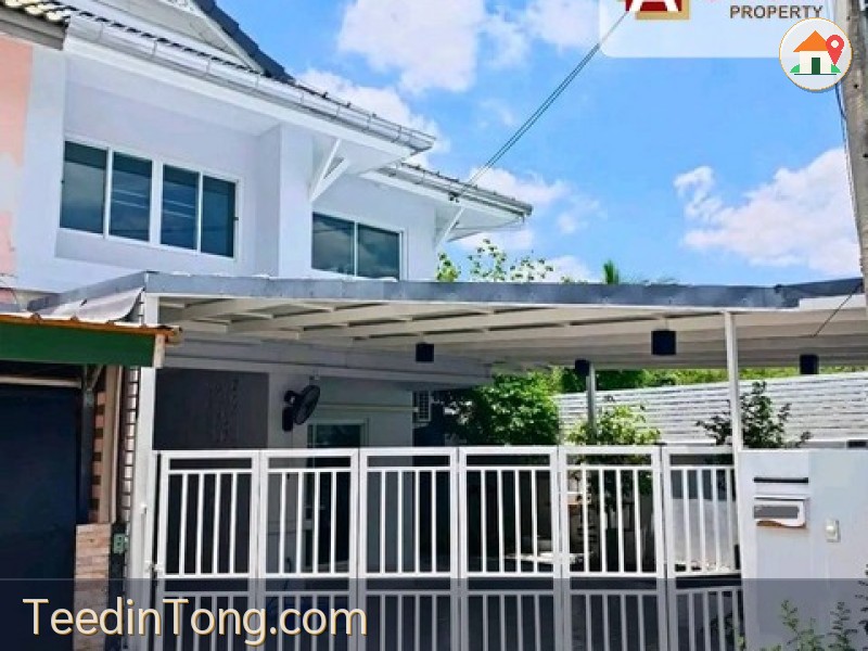 หมู่บ้านพฤกษา18 บ้านแฝดหลังมุม ทำเลบางใหญ่ ใกล้มอเตอร์เวย์ M81 เดินทางสะดวกพร้อมอยู่ ตกแต่งพร้อมอยู่