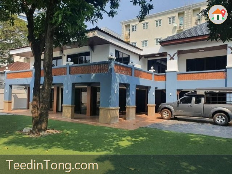 HR 10468 ให้เช่าบ้านเดี่ยวขนาดใหญ่ 200 ตรว. 6 ห้องนอน ใจกลางเมือง ซอยสุวรรณสวัสดิ์ พระราม 4 – สาทร ใกล้ MRT ลุมพินี