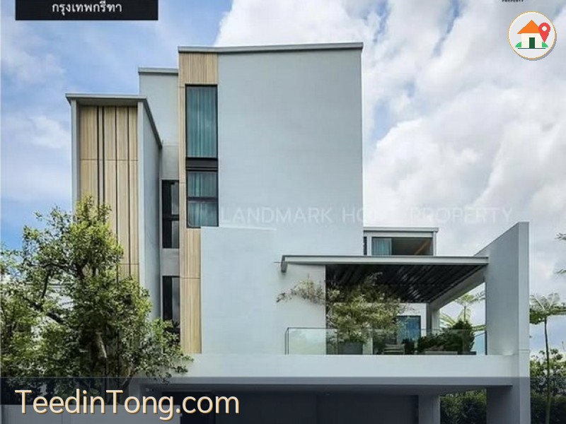IN-176 ให้เช่าบ้านหรู 3 ชั้น VIVE กรุงเทพกรีฑา 4นอน 1duplex 5 น้ำ มีลิฟท์ส่วนตัว บ้านเปล่าพร้อมยกเฟอนิเจอร์เข้าอยู่ได้เลย