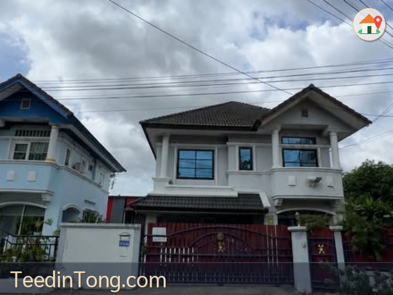 ขายบ้านเดี่ยว 2 ชั้น หลังริม 73.5 ตร.ว. หมู่บ้านออเงินวิลล์ สายไหม สุขาภิบาล 5 ซอย 52  ตรงข้ามตลาดออเงิน
