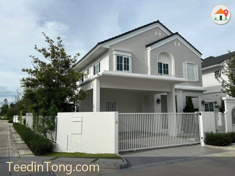 ขายบ้านเดี่ยว 2 ชั้นแปลงมุม 62.2 ตร.วา 3 ห้องนอน โครงการชัยพฤกษ์ บางนา กม.15 บ้านใหม่พร้อมเข้าอยู่ ใกล้ Central Village
