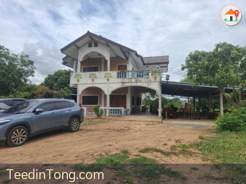 ขายบ้านเดี่ยว 2 ชั้น พร้อมที่ดินผืนใหญ่ 3 ไร่ 2 งาน  ต.บางน้ำเชี่ยว อ.พรหมบุรี จ.สิงห์บุรี