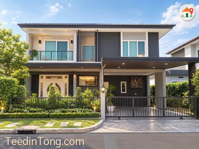 ขายบ้านเดี่ยว Centro ราชพฤกษ์-345 บ้านเดี่ยว 2 ชั้น แบบ 4 ห้องนอน
