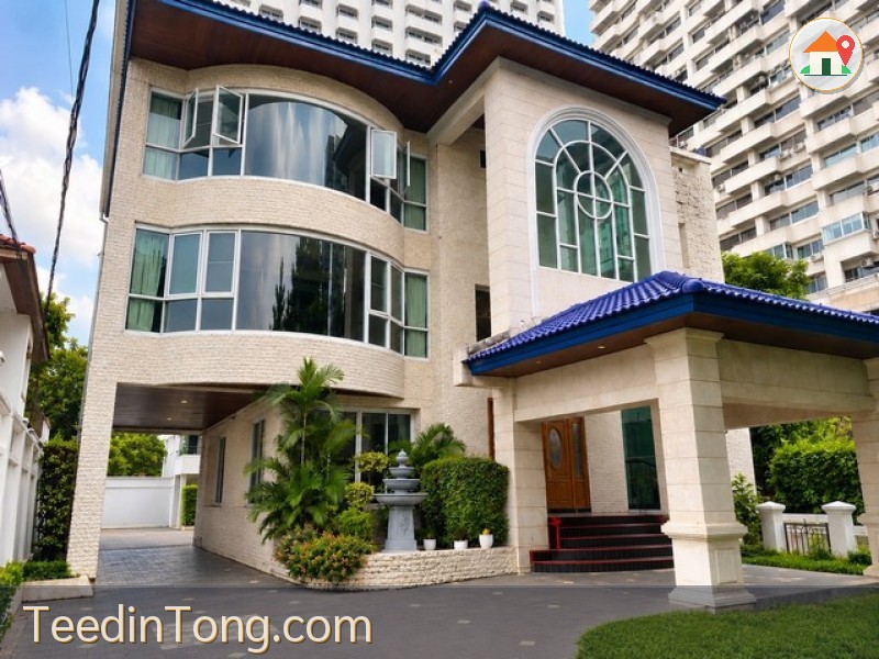 ขาย บ้านเดี่ยวใจกลางเมือง สุขุมวิท ซอย 4 ที่ดิน 195 ตร.ว. พื้นที่ใช้สอย 1,200 ตร.ม. บ้าน 3 ชั้น 8 ห้องนอน 9 ห้องน้ำ ใกล้ BTS นานา