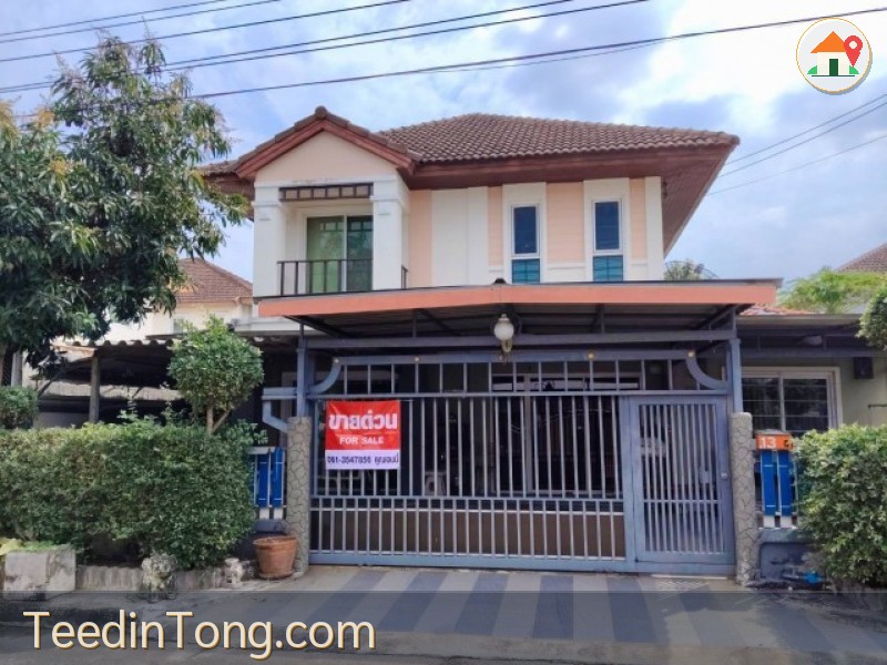 ขายบ้านเดี่ยว หลังใหญ่ต่อเติม 60ตรว.4น 3น้ำ ม.นลินเรสซิเด้น หทัยราษฎร์