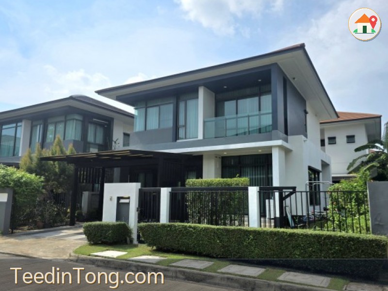 ขาย #บ้านเดี่ยว  หมู่บ้านเศรษฐสิริ กรุงเทพกรีฑา #ใกล้รรนานาชาติไบรท์ตัน 095-1642956  AQ