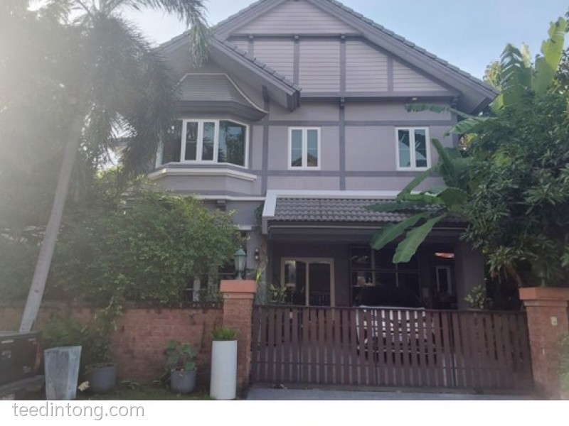ขายบ้านเดี่ยว โครงการลัดดารมย์ วัชรพล-รัตนโกสินทร์ พื้นที่ 91.4 ตร.ว. ทำเลดี ใกล้ตลาดยิ่งเจริญ