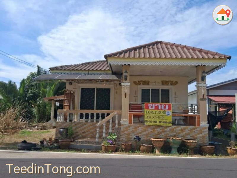 ขายบ้านเดี่ยวพร้อมที่ดิน 100 ตร.วา. ซอยโรงถ่าน  ถนนทุ่งกระโจมทอง หลักสอง บ้านแพ้ว สมุทรสาคร