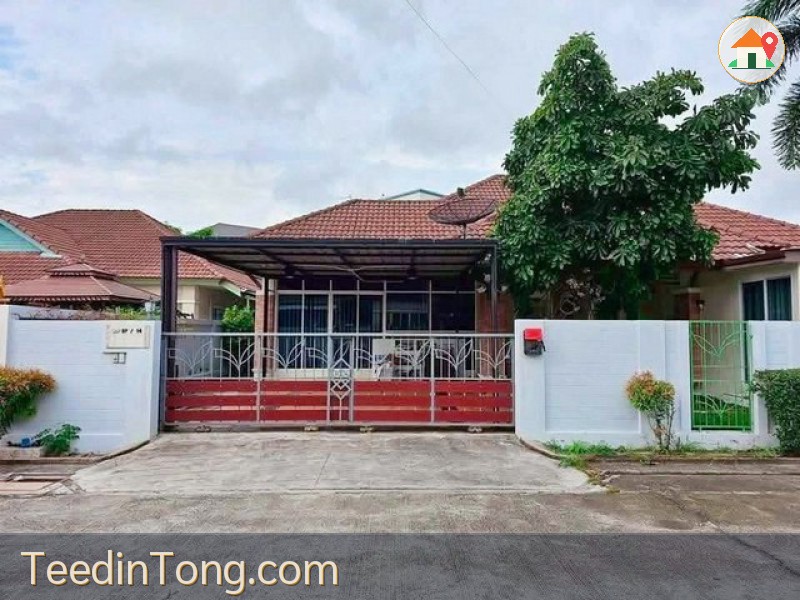 ขายบ้านเดี่ยว พร้อมอยู่ ณฐาวดี 3 ศรีราชา-หนองยายบู่ ติดถนนหลัก TP-H2543