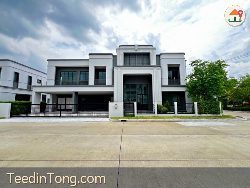 ขายบ้านหรุ โครงการ Setthasiri วงแหวน - จตุโชติ  บ้านหลังมุม ตรงข้ามสวนโครงการ