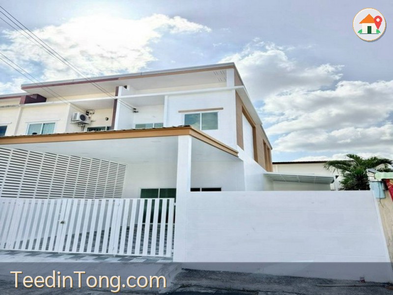 ขายบ้านหลังมุม หมู่บ้านบูรพาแลนด์ หนองค้อ ศรีราชา บ้านสวยเนื้อที่เยอะ TP-H2507