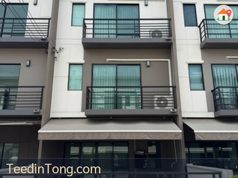 ขาย–ให้เช่า ทาวน์โฮม 3 ชั้น บ้านกลางเมือง พหลฯ–รามอินทรา | บ้านสภาพใหม่ ติดถนนเทพรักษ์ ใกล้ BTS สายหยุด เดินทางเข้าเมืองสะดวก