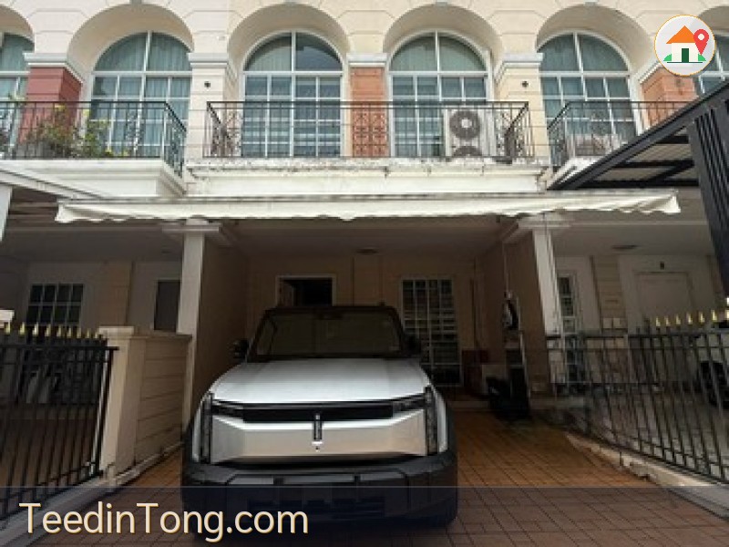 ขาย / ให้เช่า ทาวน์โฮม 3 ชั้น Plus City Park พระราม 9–หัวหมาก | เดินทางสะดวก ใกล้ The Nine และ ABAC ทำ Home Office ได้