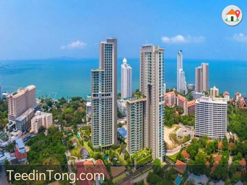 ขายคอนโด The Riviera Wongamat วงศ์อมาตย์ พัทยา 1นอน ห้องมุม วิวทะเล TP-C2537