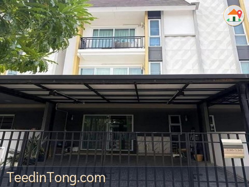 ขายทาวน์โฮม 3 ชั้น หมู่บ้าน ฟลอราติวานนท์ ติดถนนเลี่ยงเมืองนนทบุรี