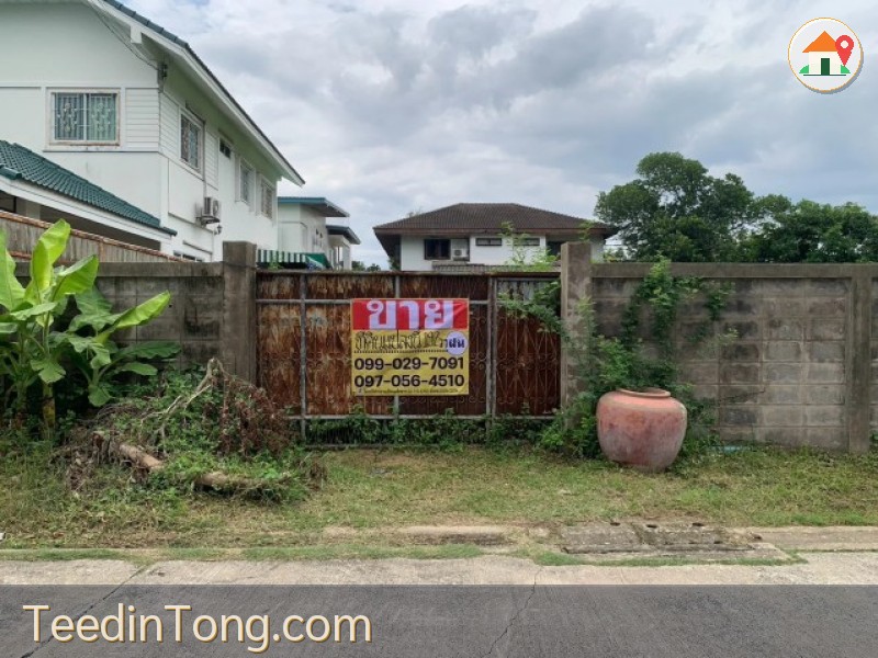 ขายที่ดิน 192 ตรว. รามอินทรา61 แยก 4 ในหมู่บ้านสวัสดิการนายทหาร ใกล้ MRT วัชรพล ถมแล้ว เงียบสงบ ปลอดภัย เหมาะสร้างบ้าน