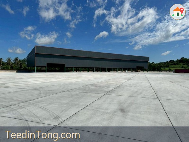 ขาย ที่ดิน พร้อม โรงงาน โกดังสินค้าพร้อมใบ รง.4 ติดนิคมปิ่นทอง ศรีราชา TP-W2527