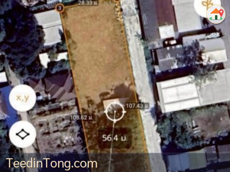 ขายที่ดิน  สุขุมวิท101 ซอยปุณณวิถี39 1-3-64 ไร่ ( 764 ตารางวา)